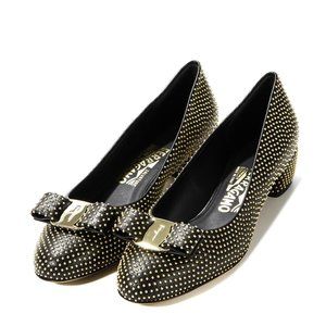 Salvador Ferragamo VARA Nero Nappa Calf